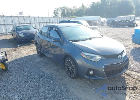 2015 Toyota Corolla S Plus z USA, uszkodzony, nr VIN 2T1BURHE5FC406582